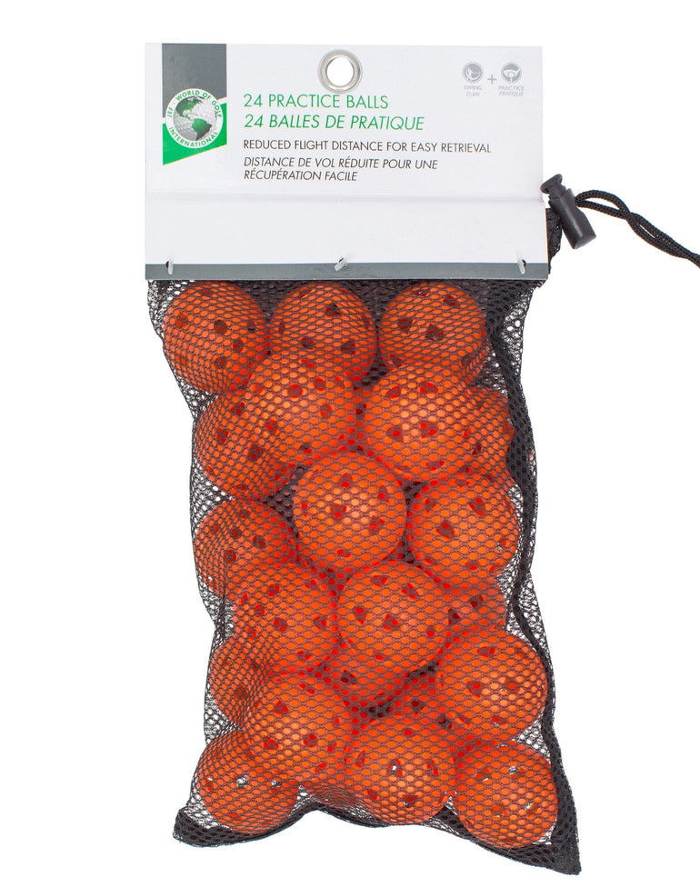 Reduced Flight Plastic Golf Balls