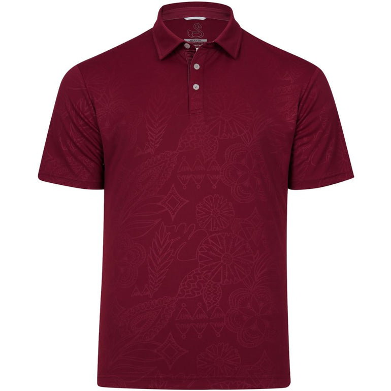Swannies Men's Santa Clara Polo - Berry