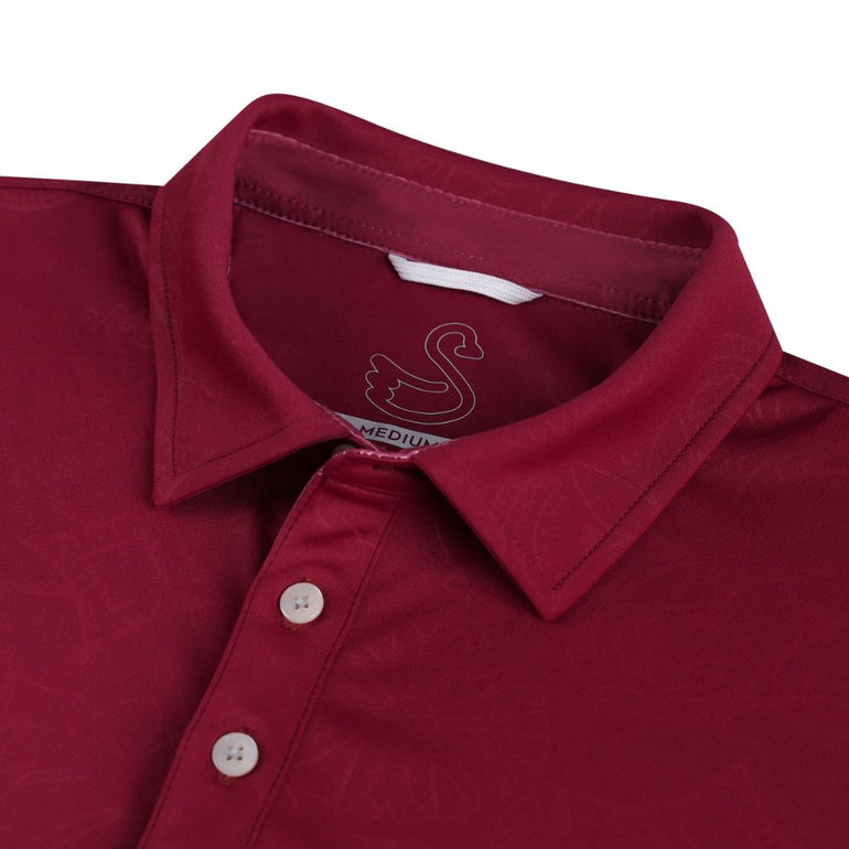 Swannies Men's Santa Clara Polo - Berry