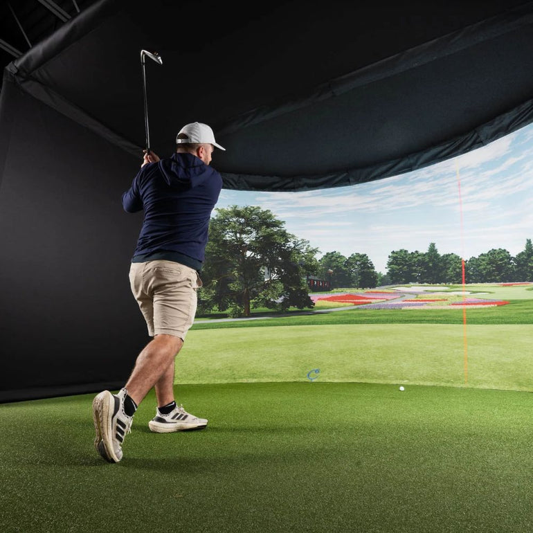 Foresight QuadMAX Curved Golf Simulator Package