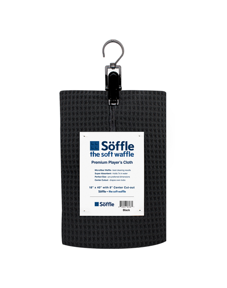 Soffle 18x40 Waffle Golf Towel With Center Slit