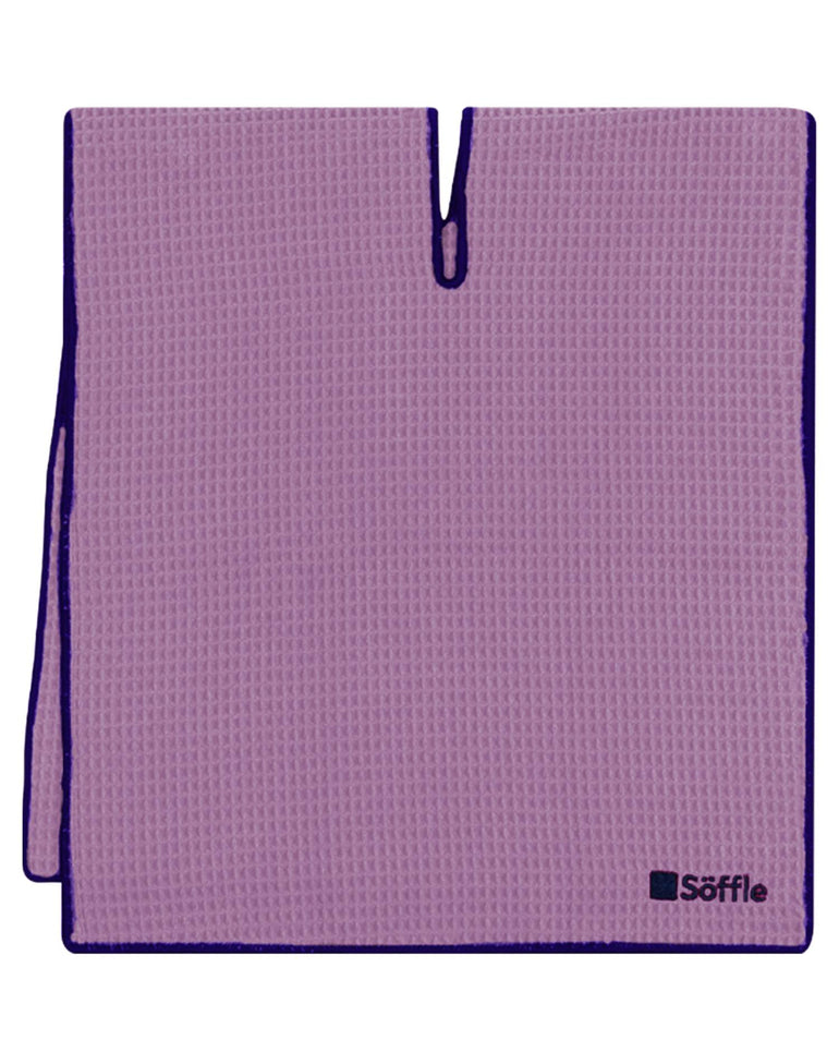Soffle 18x40 Waffle Golf Towel With Center Slit