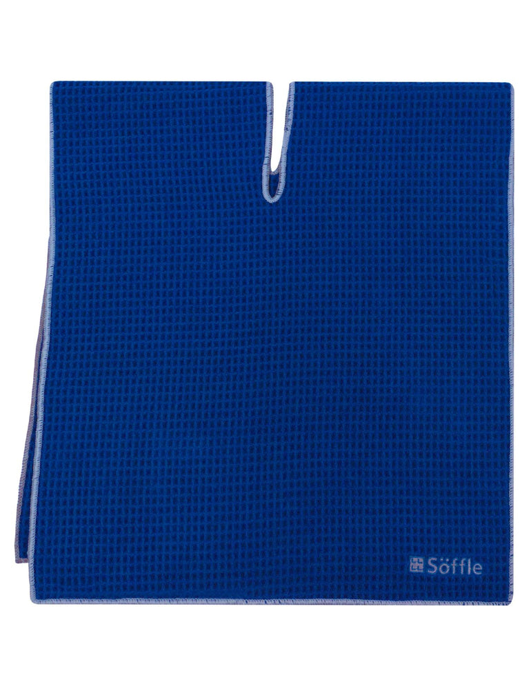 Soffle 18x40 Waffle Golf Towel With Center Slit