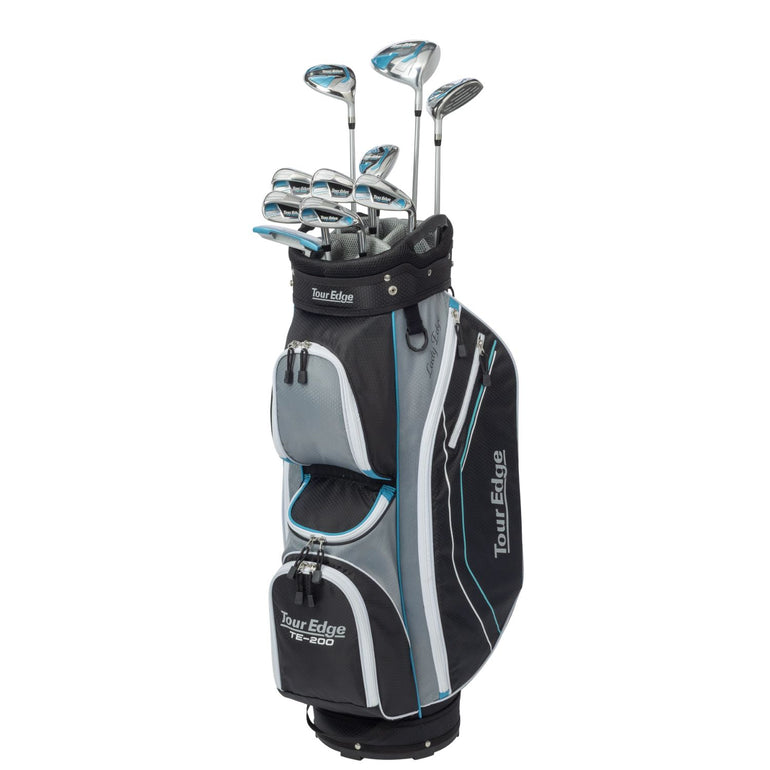 Tour Edge Women's TE-200 Lady Edge Complete Set With Cart Bag