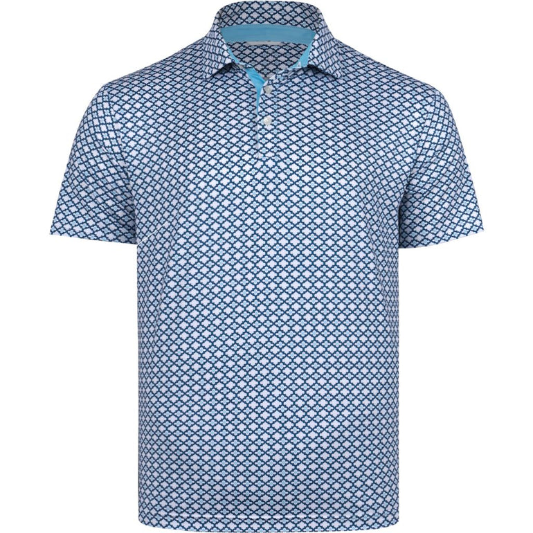 Swannies Men's Tempo Polo - Deep Lake