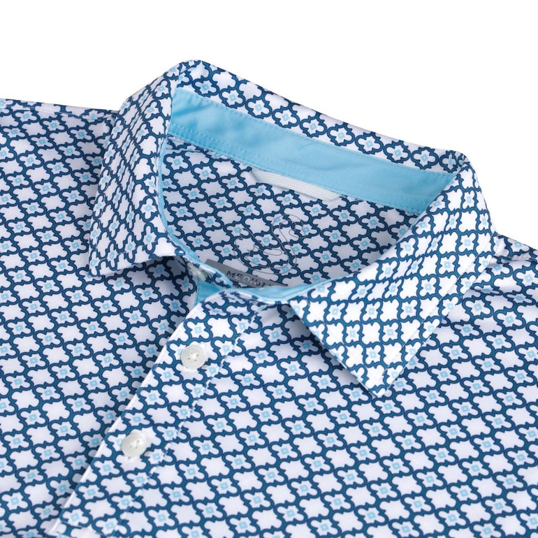 Swannies Men's Tempo Polo - Deep Lake