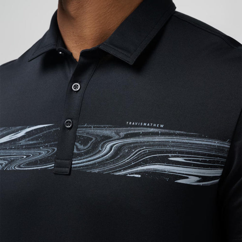 TravisMathew Men's Dark Waters Polo