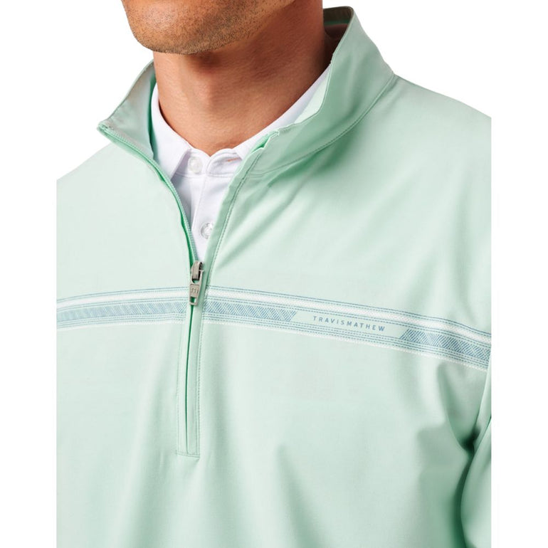 TravisMathew Men's On The Map 1/4 Zip Pullover 25