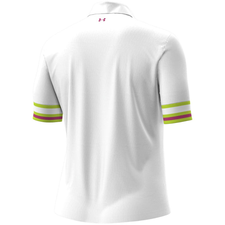 Under Armour Women's Aura Cuff Short Sleeve Polo 26 - White