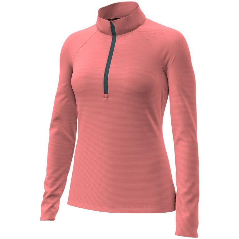 Under Armour Women's Fusion Ottoman Quarter Zip Pullover 26 - Posh Pink