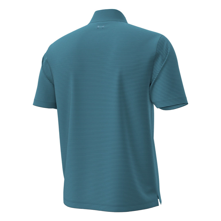 Under Armour Men's Aura Stripe Polo - Boundless Blue