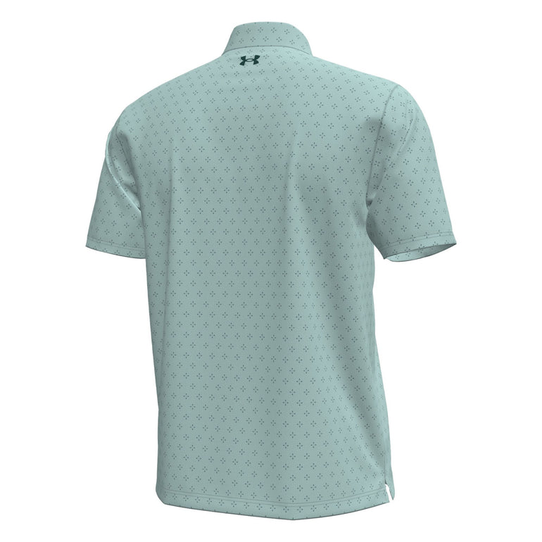 Under Armour Men's Micro Flower Dot Polo - Enamel