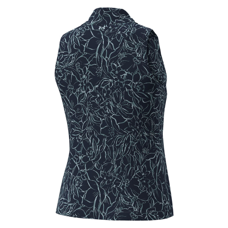 Under Armour Women's  Drive Open Floral Sleeveless Polo 26