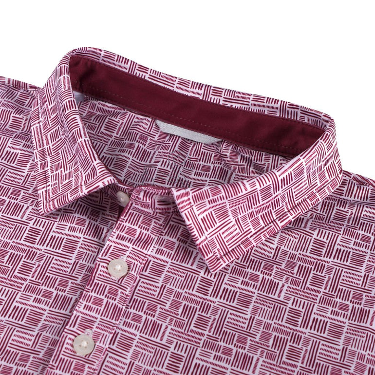 Swannies Men's Viva Polo - Berry