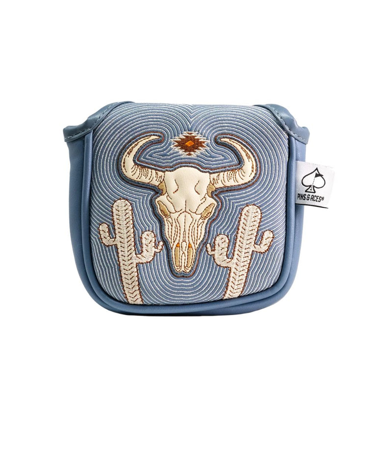 Pins & Aces Western Aesthetic Mallet Putter Headcover