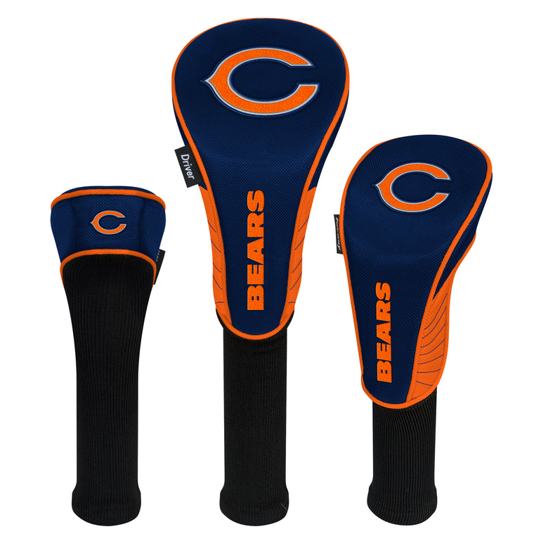 NFL Team Effort Chicago Bears Set of 3 Headcovers