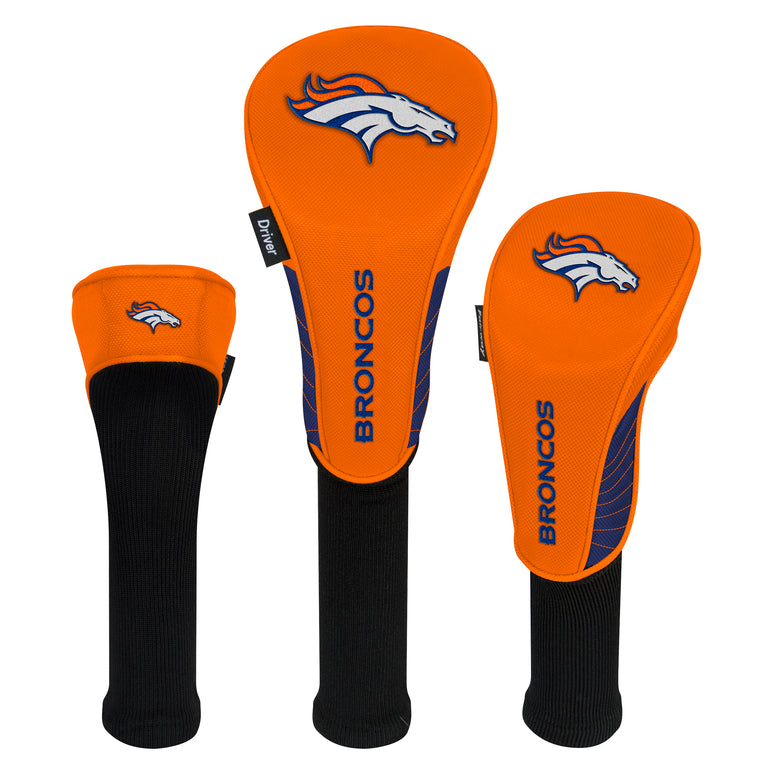 NFL Team Effort Denver Broncos Set of 3 Headcovers