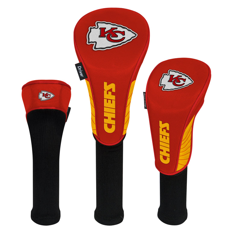 NFL Team Effort Kansas City Chiefs Set of 3 Headcovers