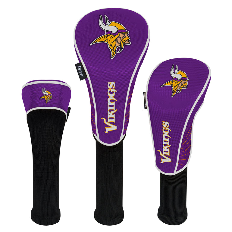 NFL Team Effort Minnesota Vikings Set of 3 Headcovers