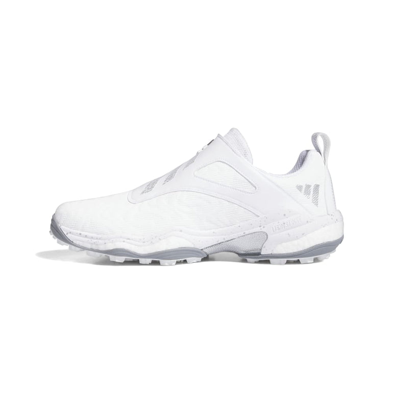 Adidas Men's CodeChaos BOA Spikeless Golf Shoes 25 - White/Iron/Grey Four