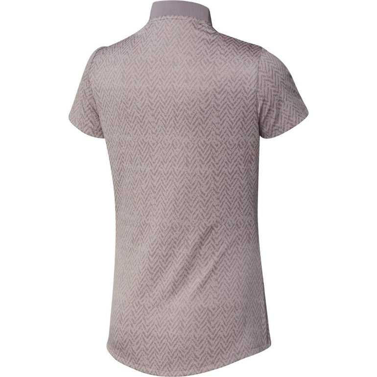 Adidas Women's Ultimate365 Jacquard Polo 2024 - Preloved Fig