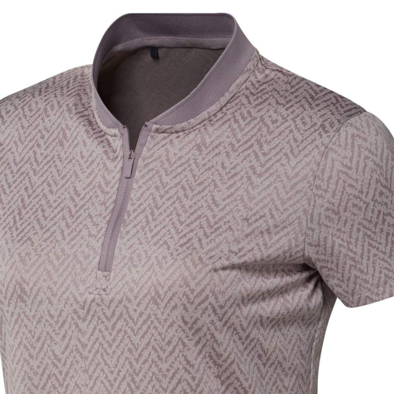 Adidas Women's Ultimate365 Jacquard Polo 2024 - Preloved Fig