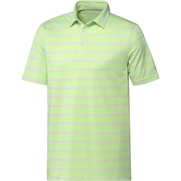 Adidas Men's 2-Color Stripe Polo 2024 - Green Spark