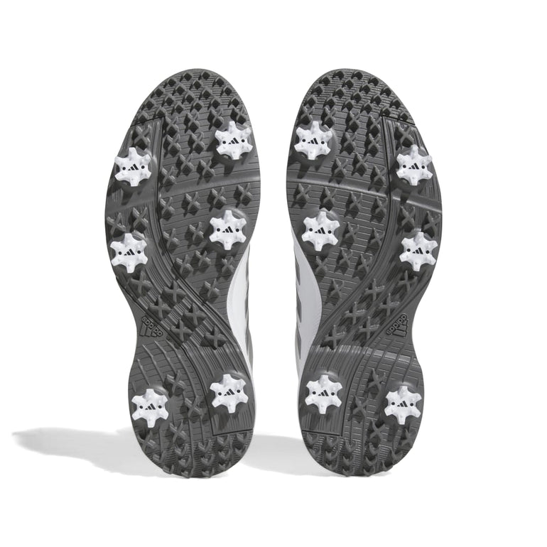 Adidas Mens 2023 Tech Response 3.0 Golf Shoe - White/Silver