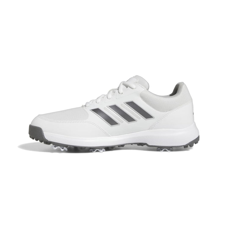 Adidas Mens 2023 Tech Response 3.0 Golf Shoe - White/Silver
