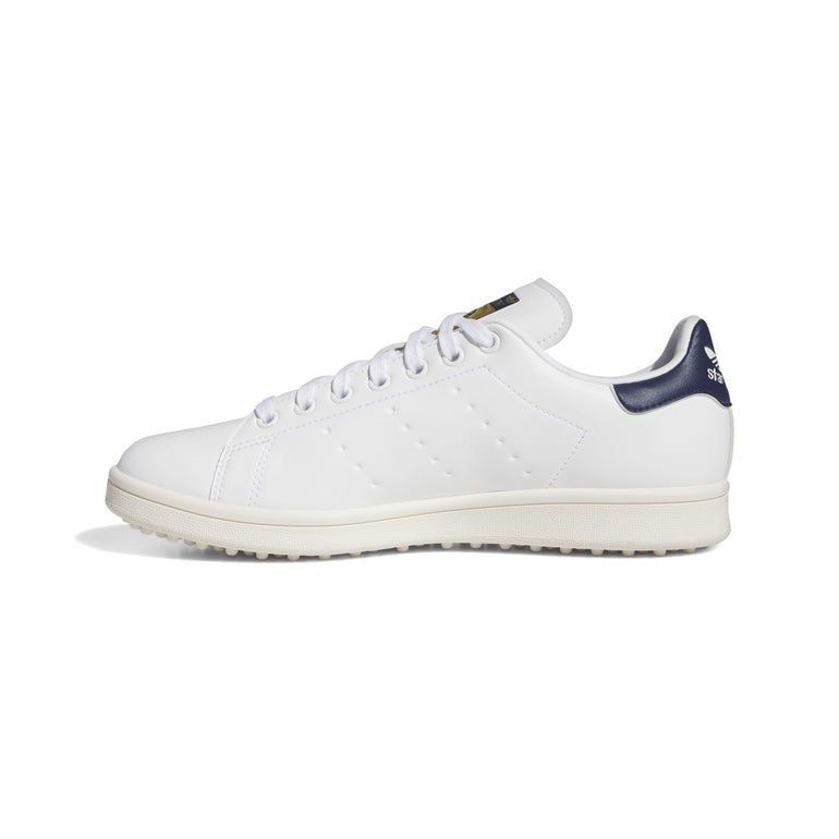 Adidas Men's Stan Smith Spikeless Golf Shoes 24 - White/Navy/Off White