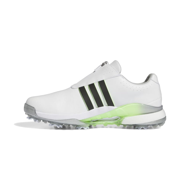 Adidas Men's Tour360 24 BOA Boost Golf Shoes - White/Black/Green