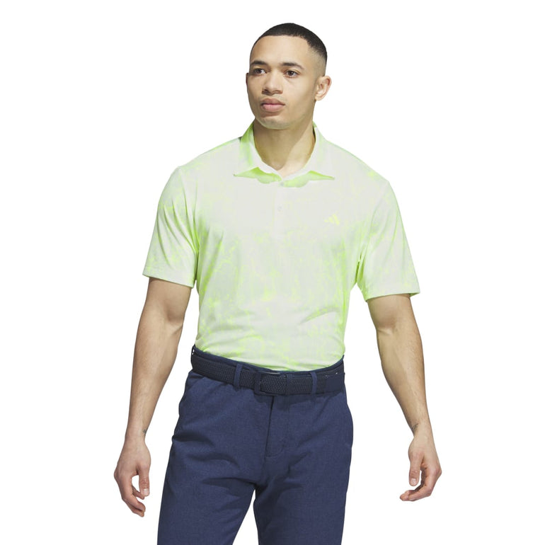 Adidas Men's Ultimate365 Print Polo 2023 - White