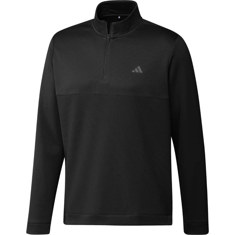 Adidas Men's Ultimate365 Textured 1/4 Zip Pullover 2024 - Black