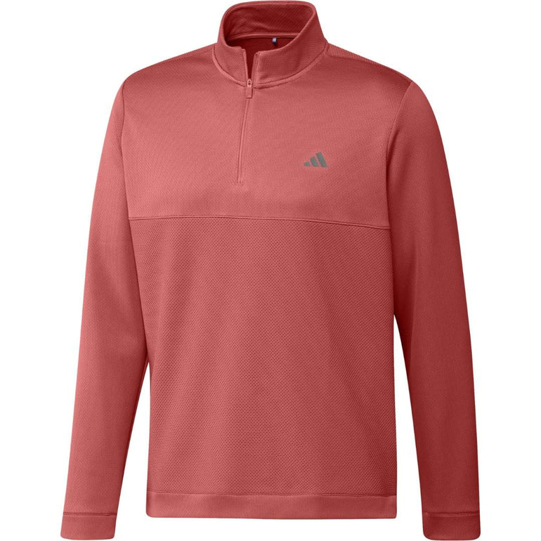 Adidas Men's Ultimate365 Textured 1/4 Zip Pullover 2024 - Preloved Scarlet