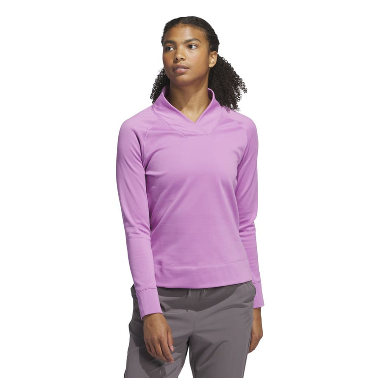 Adidas Women's Ultimate365 COLD.RDY Crossover Mock Shirt 24 - Preloved Purple
