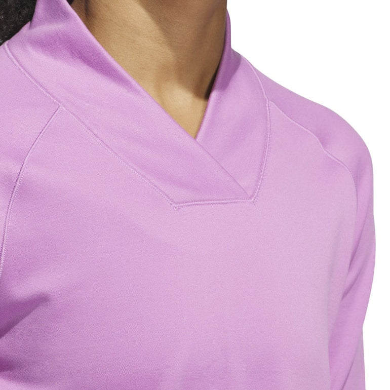 Adidas Women's Ultimate365 COLD.RDY Crossover Mock Shirt 24 - Preloved Purple