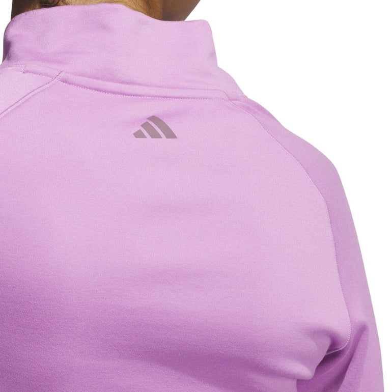 Adidas Women's Ultimate365 COLD.RDY Crossover Mock Shirt 24 - Preloved Purple