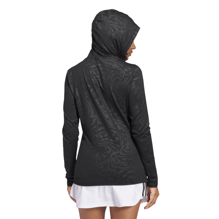 Adidas Women's Ultimate365 Emboss Hoodie 25 - Black