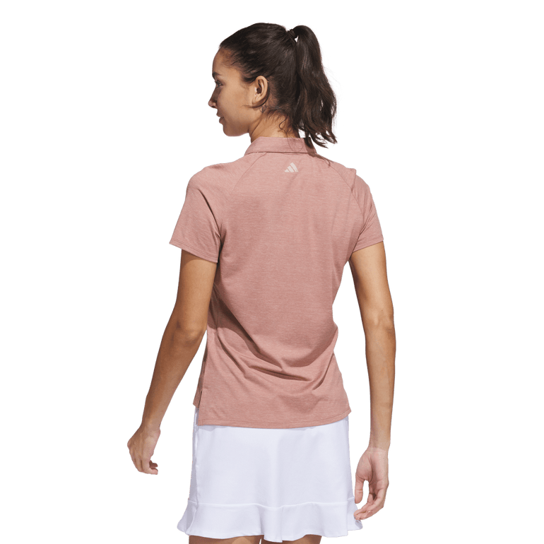 Adidas Women's Ultimate365 Heathered Polo 25 - Warm Clay