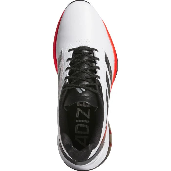 Adidas Men's Adizero ZG25 Spikeless Golf Shoes 25 - White/Red/Black