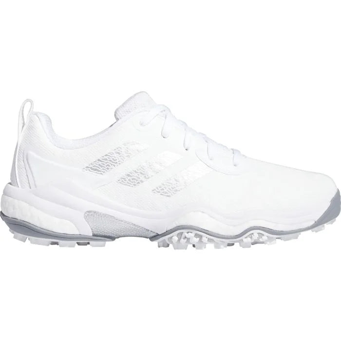 Adidas Men's Codechaos Spikeless Golf Shoes 25 - White/Silver/Grey