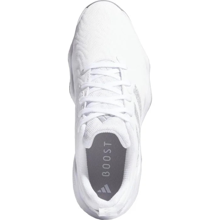 Adidas Men's Codechaos Spikeless Golf Shoes 25 - White/Silver/Grey