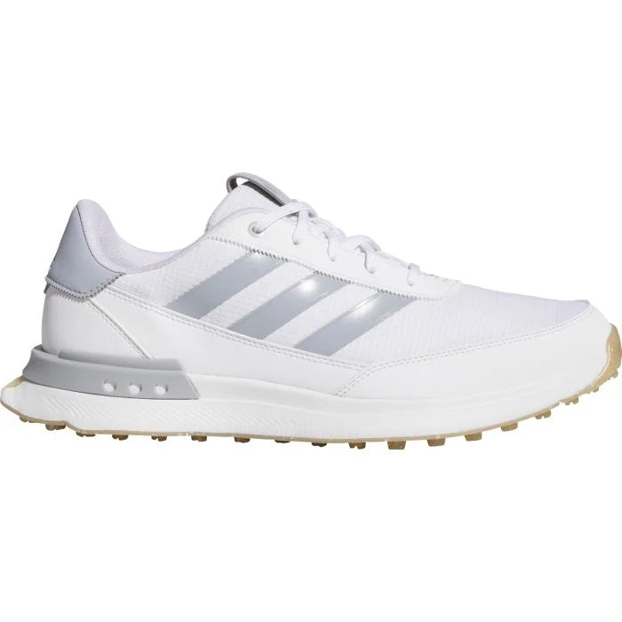Adidas Men's S2G Spikeless Golf Shoes 25 - White/Halo Silver/Gum4