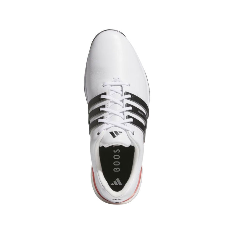 Adidas Men's Tour360 Spiked Golf Shoes 25 - White/Black/Red