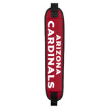 Red and black golf bag strap with 'Arizona Cardinals' text on a white background