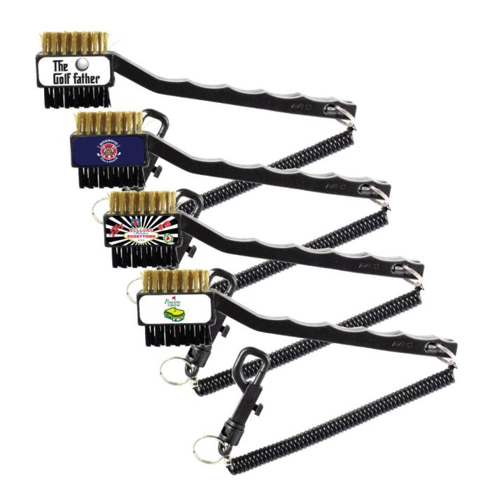 Backspin Dual Sided Golf Club Brush