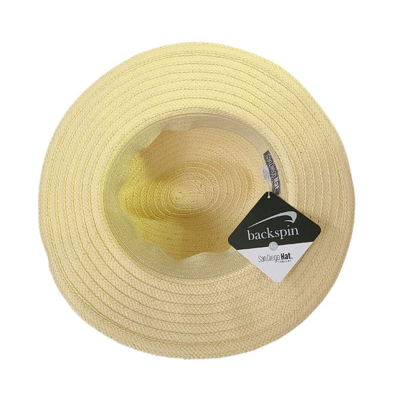 Backspin Men's Paperbraid Panama Hat