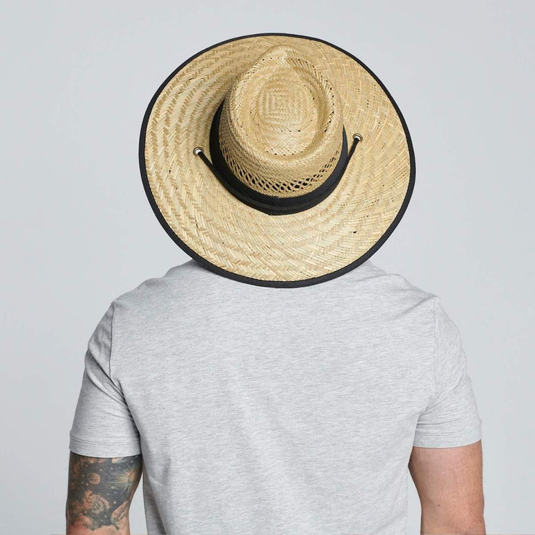 Backspin Men's Rush Straw Lifeguard Hat