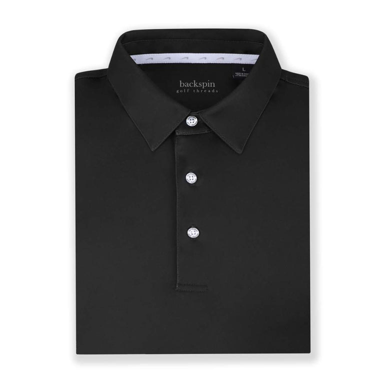 Backspin Men's Solid Golf Polo 2023