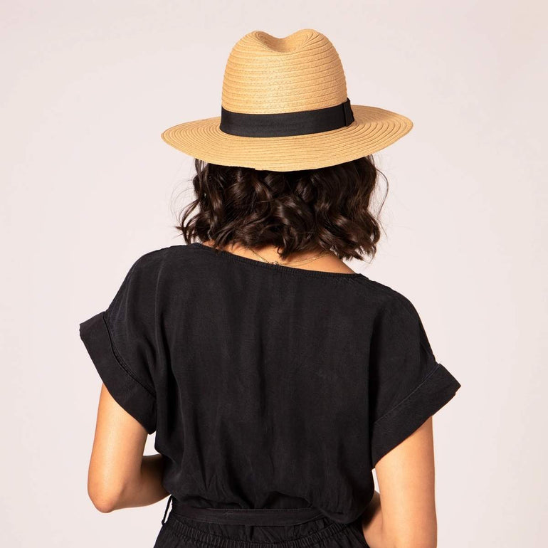 Backspin Women's Paper Braided Fedora